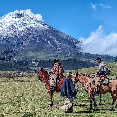 Cotopaxi tour from Quito -horseback ride and hike-NO TOURISTY way
