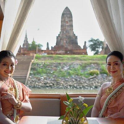 Ayutthaya Glittering Sunset Tour with Heritage Boat Sightseeing