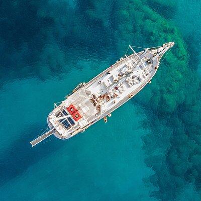 Rhodes Exclusive Swim Cruise with Greek Gourmet Buffet & Drinks