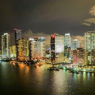 Miami Night Skyline Cruise on Biscayne Bay
