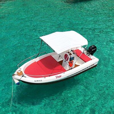 Boat Rental Without License Half day (4hs)