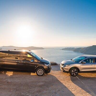 Private Arrival and Departure Luxury Transportation in Santorini