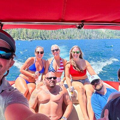 Full Day Private Boat Tour and Party on Lake Tahoe