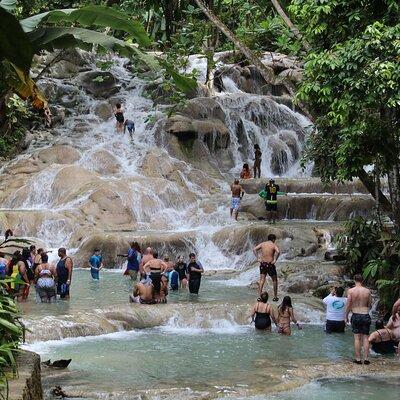 Dunn's River/ Blue Hole Waterfall Combo- Private Transport