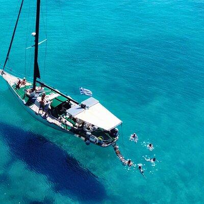 Kos: Small Group Full-Day Sailing with Meal, Drinks, & Swim