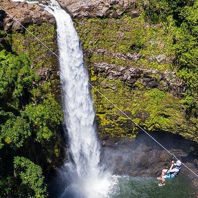 Big Island Zipline over KoleKole Falls