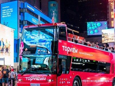 New York Night Tour: Open Top Bus Tour by TopView®