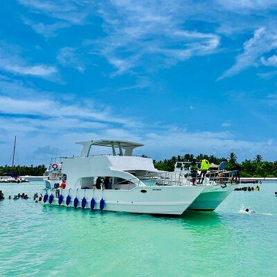 Private Catamaran Cruise with Slide & unlimited drinks