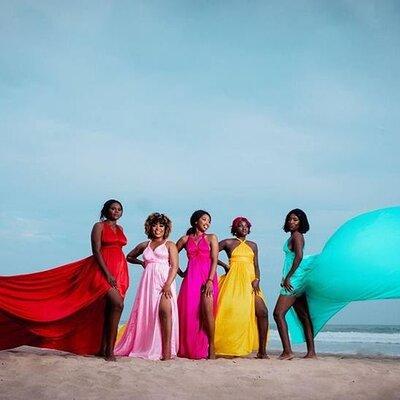 Luxury Flying Dress Photoshoot in Accra