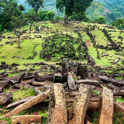 Explore Giant Pyramidal Megalithic site in Gunung Padang 