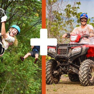 ATV + Zipline Combo Tour from Tamarindo or Conchal