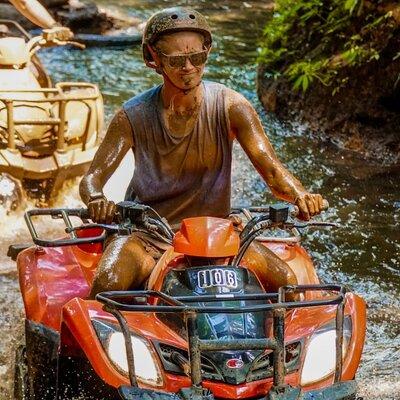 ATV Quad Bike Bali with Waterfall Gorilla Cave and Lunch