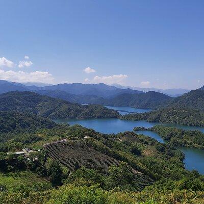 Thousand Island Lake and Pinglin Tea Plantation from Taipei