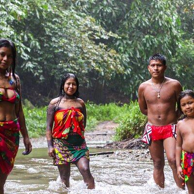 Panama City: Embera Indian Village and Waterfall Tour with Lunch