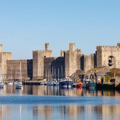 North Wales and Caernarfon Castle from Liverpool