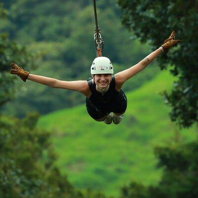 Extreme Canopy tour in Monteverde