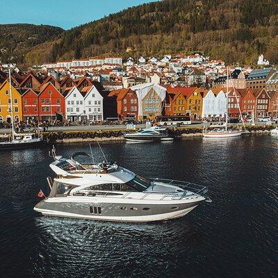 Evening private cruise in Bergen, possibility for a swim