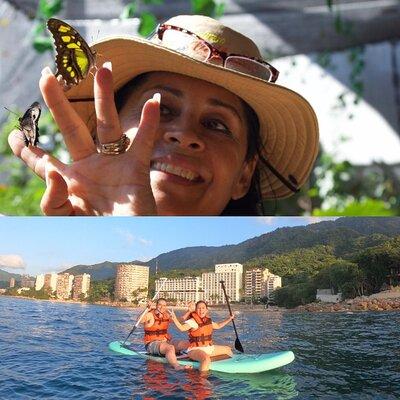 Butterfly, tequila, river and beach with snorkeling in Board with Rowing