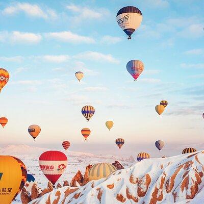 Cappadocia Hot Air Balloon Ride Over Göreme with Drinks