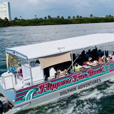 !! Flippers Fun Boat !! Dolphin Adventure Clearwater Beach!