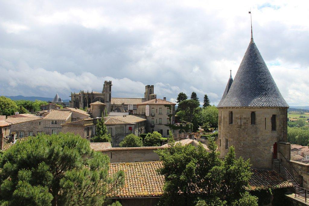 Count's Castle in Carcassone Citadel (Chateau Comtal)